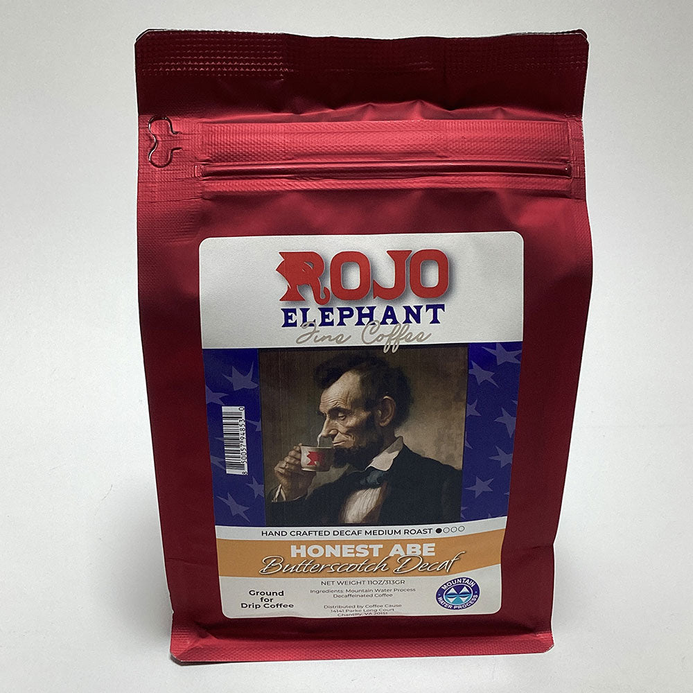 Honest Abe Decaf – Rojo Elephant Fine Coffee