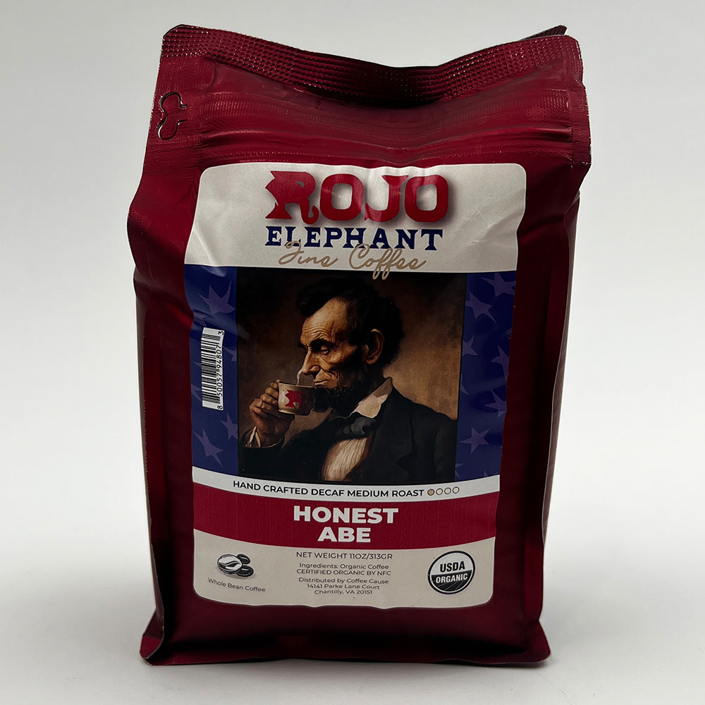 Honest Abe Decaf – Rojo Elephant Fine Coffee